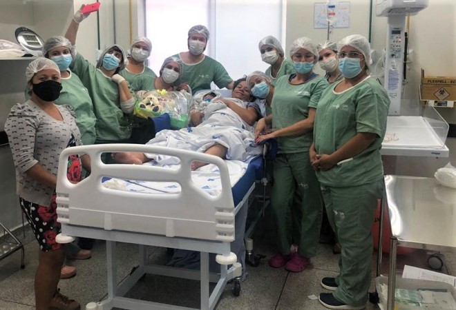 Nasce primeiro bebê no Hospital Estadual de Luziânia