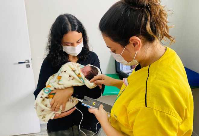 HEL oferece teste da orelhinha