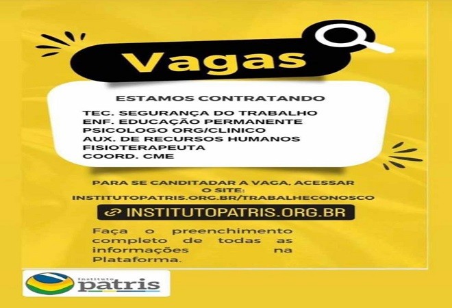 Estamos contratando!